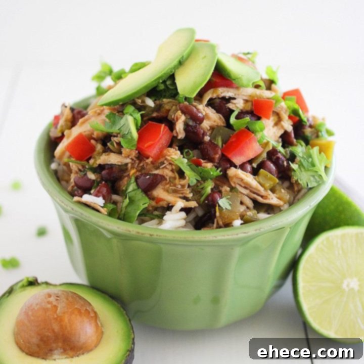 Slow Cooked Zesty Salsa Verde Chicken 5 Slow Cooker Salsa Verde Chicken, a quick and easy weeknight meal.