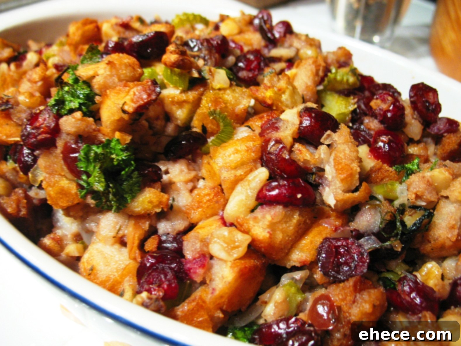 Grandma's Traditional Bread Stuffing 2 Delicious Cranberry Walnut Bread Stuffing
