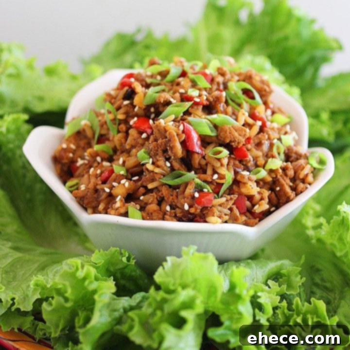 Slow Cooker Asian Chicken Lettuce Wraps