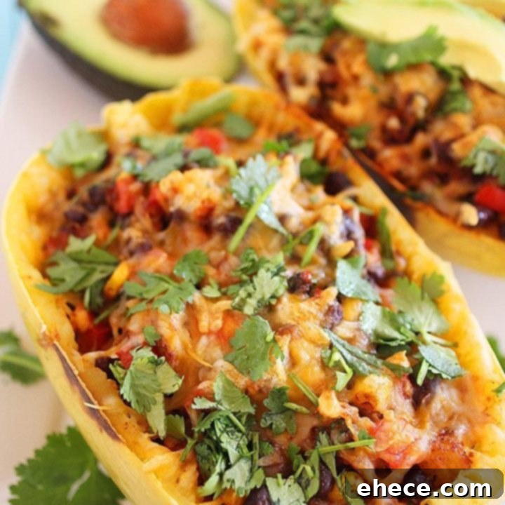 Southwestern Stuffed Spaghetti Squash