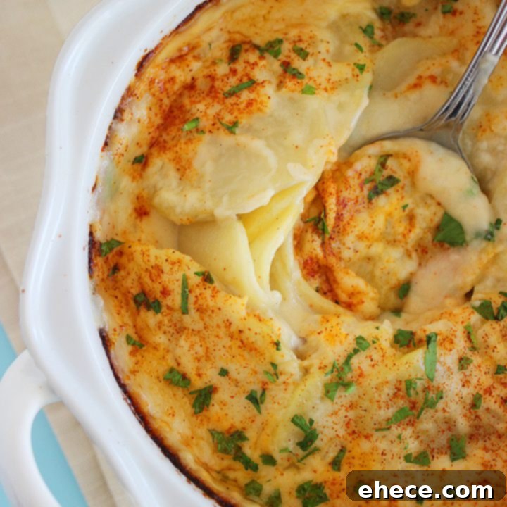 Cheesy Scalloped Potato Gratin