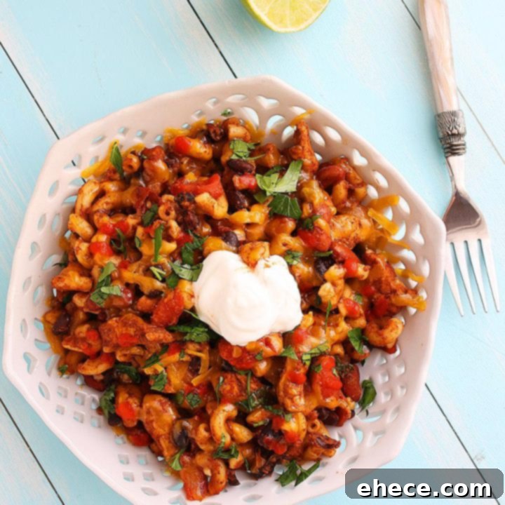 Skillet Chicken Chili Mac