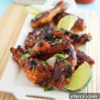 Baked Honey-Sriracha Chicken Wings