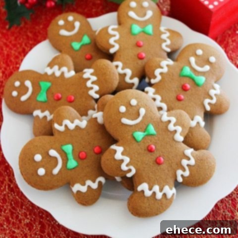 Spiced Gingerbread Man Cookies