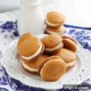 Spiced Gingerbread Whoopie Pies 5 Delicious Gingerbread Whoopie Pies with festive holiday decor
