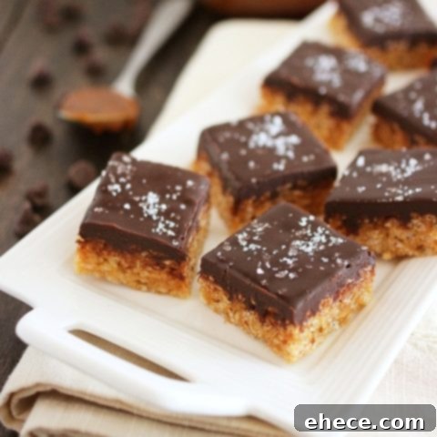 Salted Caramel Chocolate Crispy Squares 6 Salted Caramel Chocolate Rice Krispie Treats