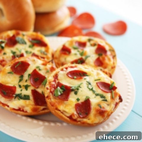 Easy Mini Pizza Bagels