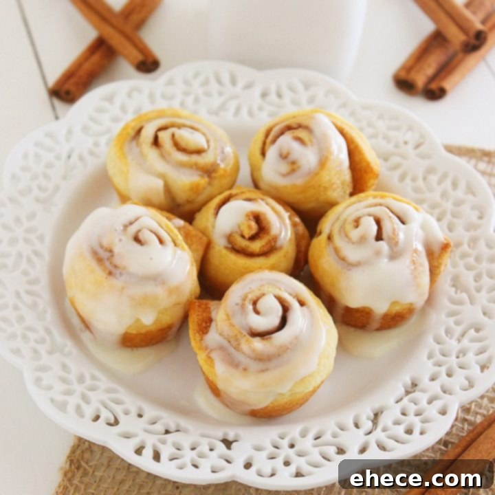 Quick & Easy Mini Cinnamon Rolls