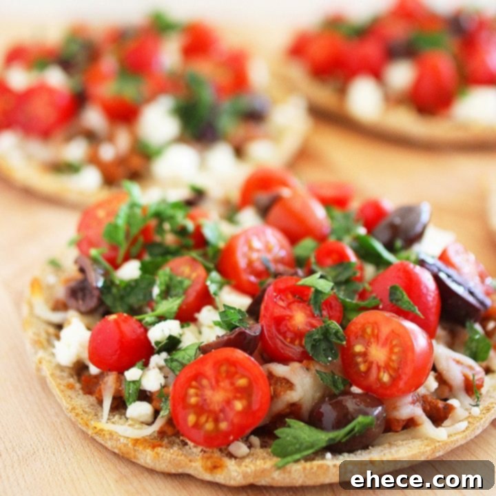 Greek Pita Pizzas