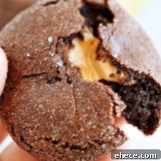 Delicious Salted Caramel Chocolate Cookies with Gooey Centers
