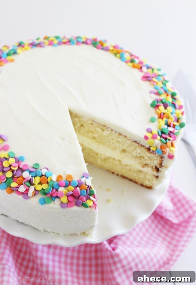 Freshly Baked Yellow Cake Layers Cooling on a Rack