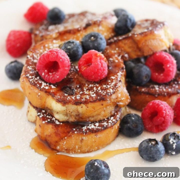 Cinnamon-Vanilla Mini French Toast with Berries