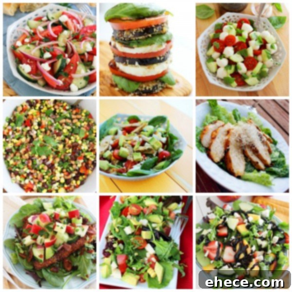 18 Hearty Salads You Can Make a Meal – These fresh, healthy salads are totally refreshing! Hearty enough for weeknight dinners, both vegetarian and non-vegetarian. | thecomfortofcooking.com