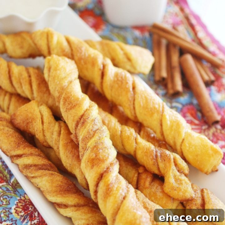 Delicious 4-Ingredient Cinnamon Roll Twists