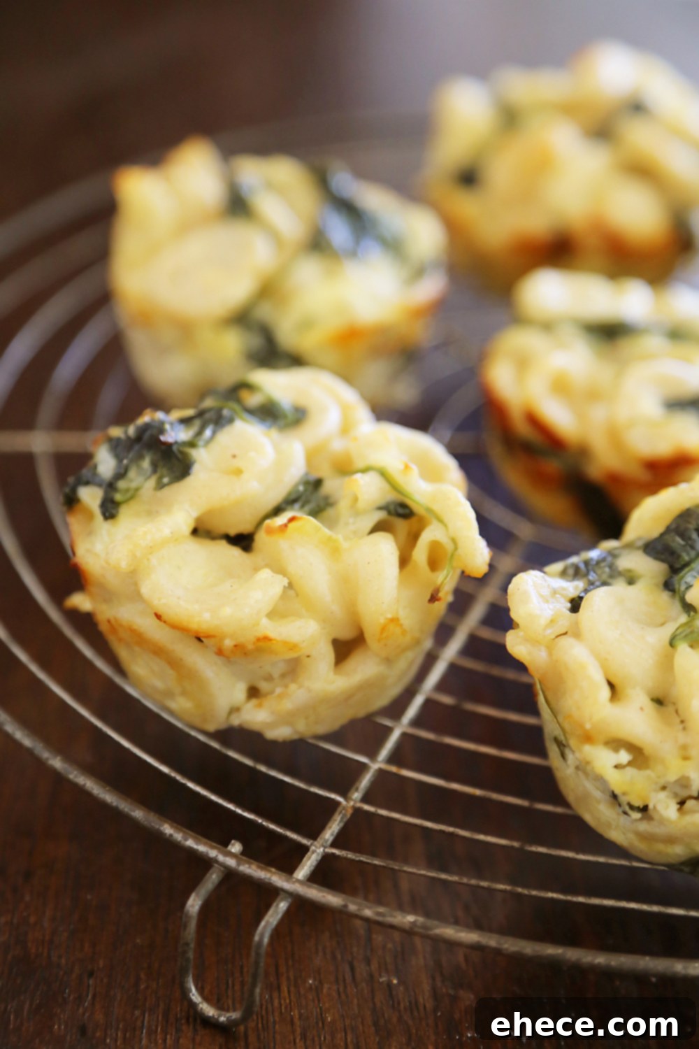 Creamy Spinach Artichoke Mac and Cheese Bites 2 Spinach and Artichoke Macaroni and Cheese Bites – Creamy, cheesy mini mac and cheese bites perfect for parties or snacks. A delightful blend of comfort food and savory dip flavors.