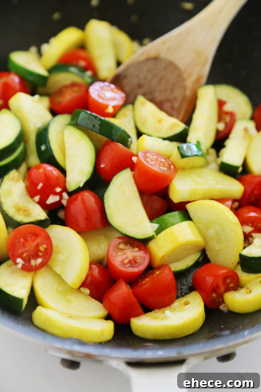 A vibrant platter of Skillet Balsamic Skirt Steak and Garlic Vegetables, highlighting the fresh, wholesome ingredients and juicy steak.