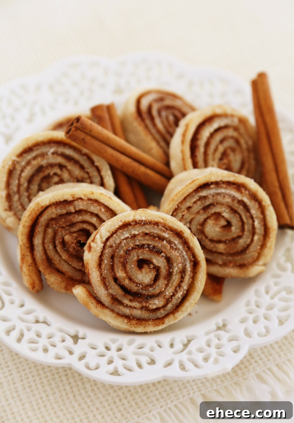 Irresistible 3-Ingredient Cinnamon Sugar Pie Crisps 2 3-Ingredient Cinnamon Sugar Pie Crust Cookies - The ultimate comfort cookie and full of soft, buttery cinnamon-sugar flavor! Thecomfortofcooking.com