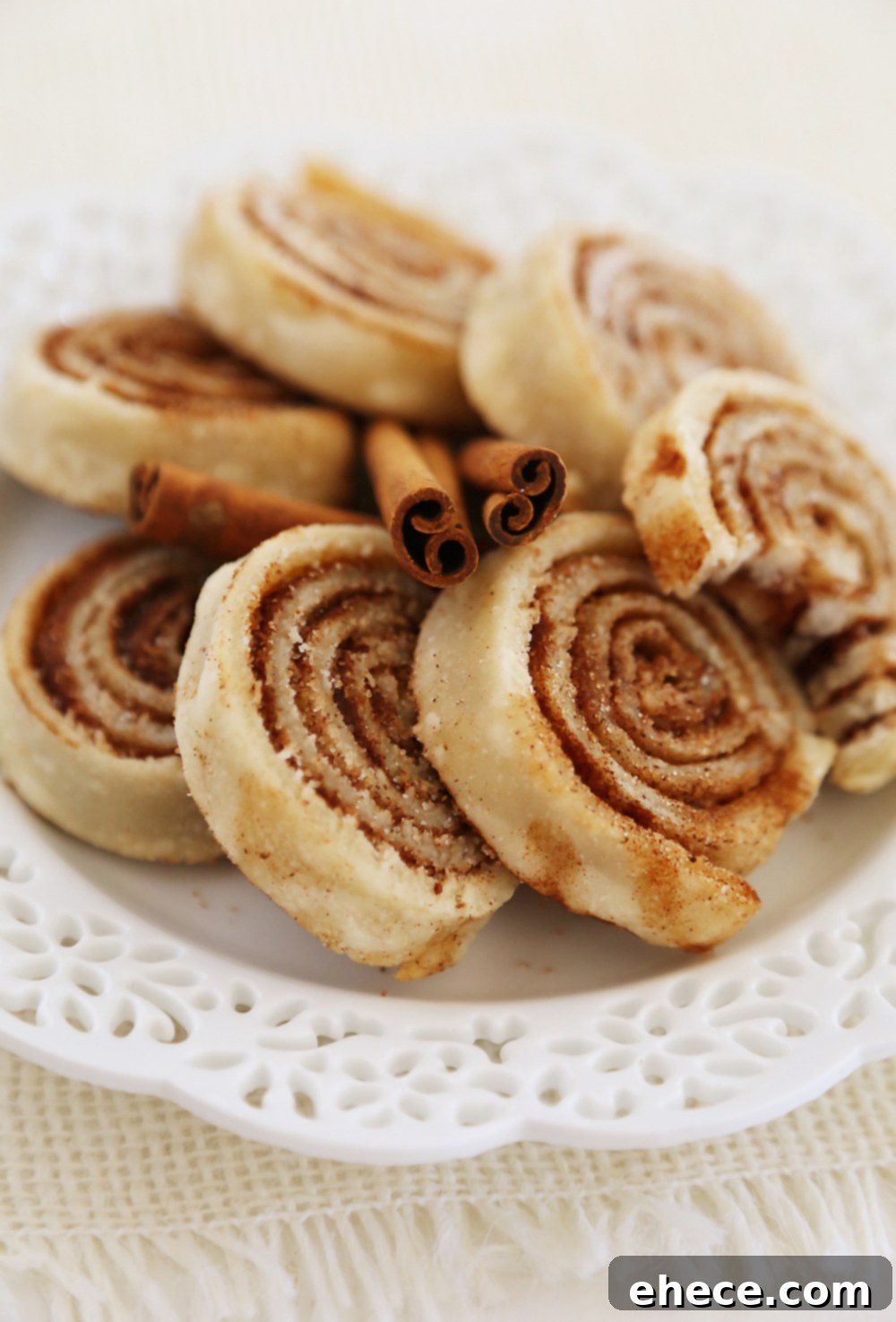 Irresistible 3-Ingredient Cinnamon Sugar Pie Crisps 7 3-Ingredient Cinnamon Sugar Pie Crust Cookies - The ultimate comfort cookie and full of soft, buttery cinnamon-sugar flavor! Thecomfortofcooking.com