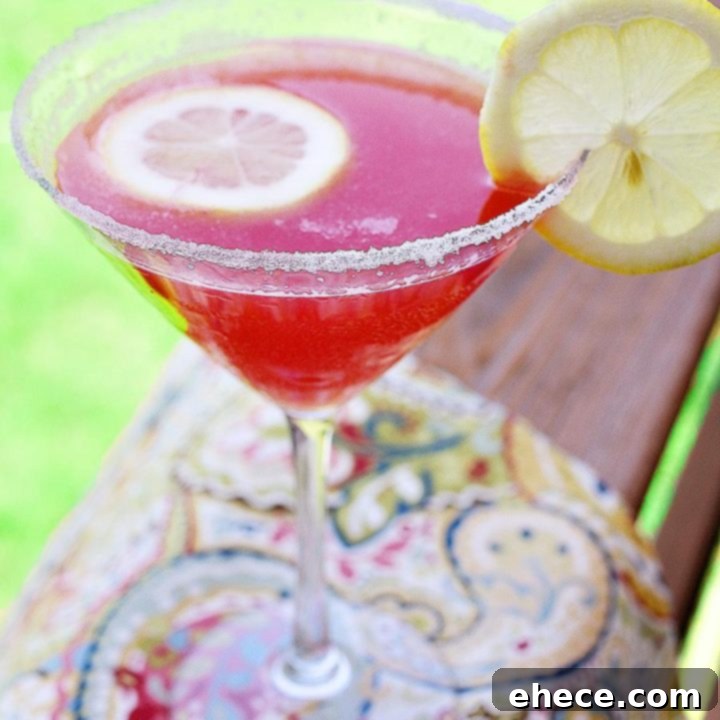 Citrus Watermelon Martini - A Refreshing Summer Cocktail