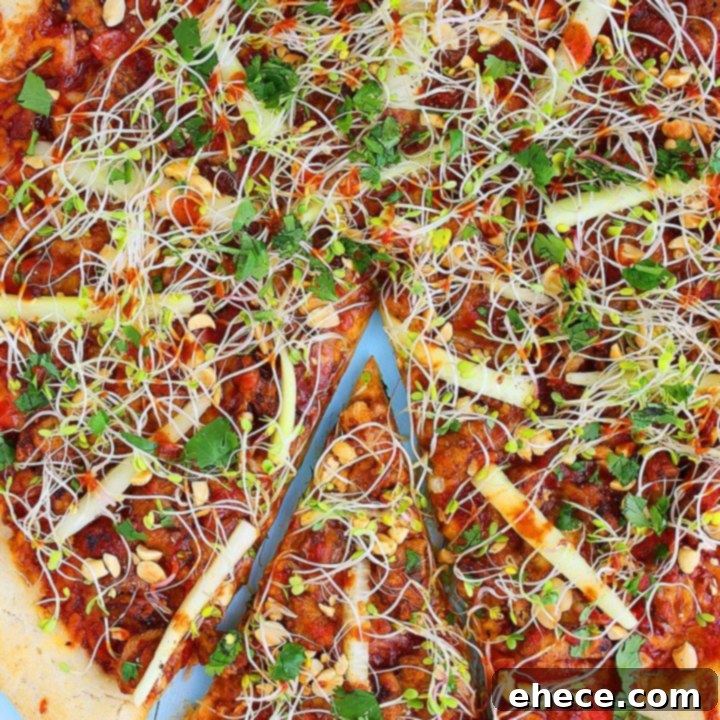 Thai Chicken Pizza